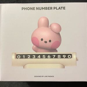 COOKY minini Parking Phone Number Plate